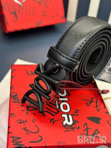 колани от естествена кожа в кутия christian dior, снимка 4 - Колани - 50422867