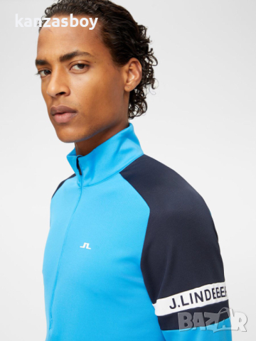 j.lindeberg danny mid layer - страхотна мъжка блуза КАТО НОВА Л