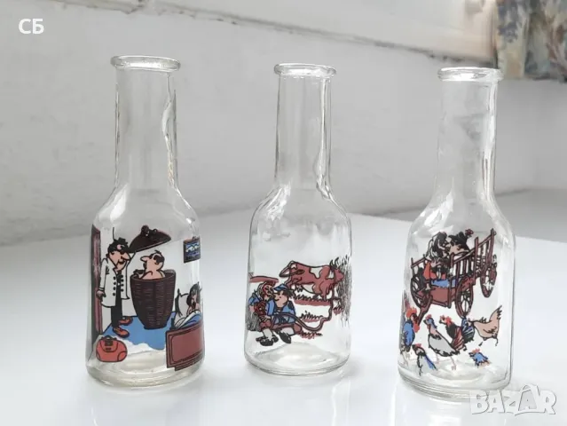 Стари комплекти руски и български чаши за аперитив, снимка 5 - Чаши - 48942596