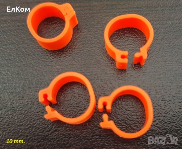 Пръстени за гълъби, пъдпъдъци, кокошки, гъски и др. - 8 мм., 10 мм., 20 мм., снимка 4 - За птици - 51446664