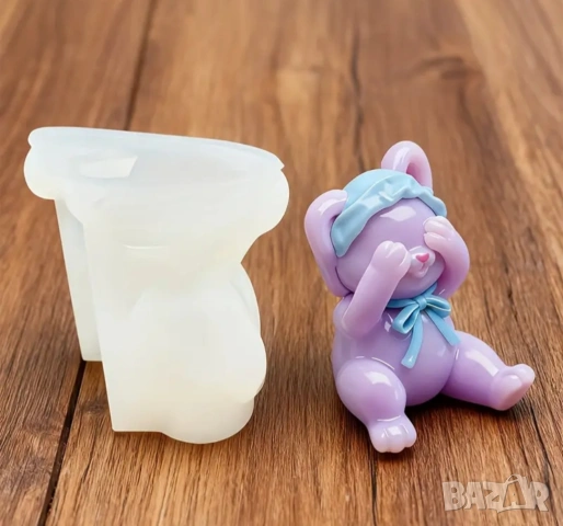 Молд зайче (6), снимка 4 - Форми - 53088900