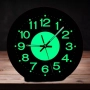 Светещ безшумен часовник за стена или маса, 26 см, снимка 1