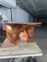 Ръчно изработена маса от три вида дърво, снимка 4