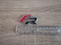 емблема Seat FR червено с черно , снимка 2