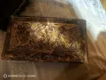 кожена старинна кутия от викторианската епоха 19 век , снимка 5
