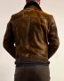 Мъжко яке от естествена кожа с косъм от пони, снимка 2