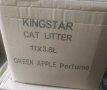 НОВО БЕЗПЛАТНА ДОСТАВКА силиконова тоалетна за котки KINGSTAR 3,8 литра / 1,630кг ябълка кашон 11бр, снимка 3