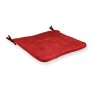 Възглавница за стол, 39x39см, Червена, снимка 2