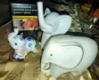 Три сладурести слончета от порцелан, снимка 3