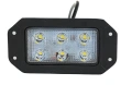 1бр. ЛЕД LED BAR халоген , прожектор за вграждане с 6 диода 18W , 12-24V, снимка 1