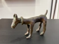 Африканска бронзова фигура на куче. №7922, снимка 3