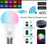 Интелигентна WiFi,smart , LED Крушка, с достъп за управление. Гаранция 12 Месеца , снимка 6