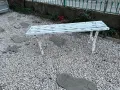 Градинска пейка с метални профили, снимка 2