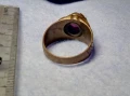 СТАРИНЕН СКЪПОЦЕНЕН МЕДЕН ПРЪСТЕН с ЮВЕЛИРНО ФАСЕТИРАН АМЕТИСТ и ПЕЧАТ 14 РЪЧНА ИЗРАБОТКА 50091, снимка 12