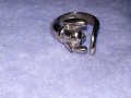 СТАР МЕДЕН НИКЕЛИРАН ФИГУРАЛЕН ВИНТИДЖ АРТ ПРЪСТЕН КОТЕ 38736, снимка 10