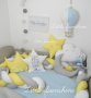  Голям комплект за бебешка кошара от Обиколник плитка, възглавнички и др., снимка 1 - Спално бельо и завивки - 41501834