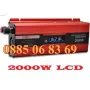 Инвертор с Дисплей 12V/24V, 500W, 1000W, 2000W, преобразувател към 220V, снимка 6