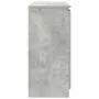 vidaXL Бюфет с чекмеджета, бетонно сив, 100,5x35x76см, инженерно дърво, снимка 7