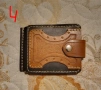 Clip wallet -  портфейл от естествена кожа , снимка 5