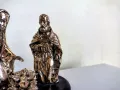Уникално Красива Посребрена Фигура-Рождество Христово, снимка 4