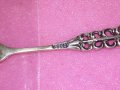 СТАРА НЕМСКА АЖУРНА КОЛЕКЦИОНЕРСКА ДЕСЕРТНА СРЕБЪРНА ВИЛИЧКА СРЕБРО 800 ПРОБА 42996, снимка 6