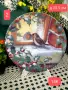 Чинии за стена Coalport England Градински посетители, снимка 5