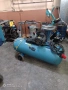Италиански трифазен професионален компресор двуглав 200лт работи перфектно , снимка 4