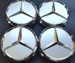 Комплект от 4бр. капачки за джанти Mercedes, снимка 1
