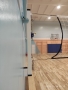Стойки волейбол стенни:VL6 – стойки волейбол за монтаж към стена – регулируема височина – с вграден 