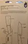 Нож с фиксирано острие, Gerber downwind drop point. Лов, риболов, бушкрафт, къмпинг. Нов, снимка 3