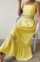 Лятна жълта рокля, снимка 1 - Рокли - 44796655