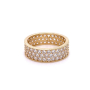 Златен дамски пръстен 4,37гр. размер:59 14кр. проба:585 модел:22439-1, снимка 2