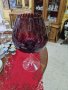 Уникална огромна френска  чаша  цветен кристал , снимка 1 - Антикварни и старинни предмети - 41852574