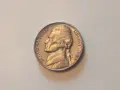Монета 1964 Съединени Щати Jefferson Nickel - 5 Cents (Monticello), снимка 4