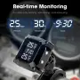 TPMS Система за следене на налягането в гумите за мотоциклети с LCD дисплей и сензори НОВО, снимка 2