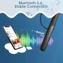 Hmusic Bluetooth слушалки за сън, лента за врат, безжични слушалки за сън, 12+ часа, снимка 5