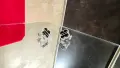 Van Cleef & Arpels VCA Silver Veined Black Onyx Vintage Alhambra Clips Дамски Обеци, снимка 7