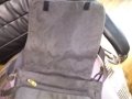 Чанта маркова италианска за през рамо промазан плат Лаура 37х21х9см бутикова, снимка 7