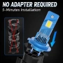Комплект от 2 броя H7 LED крушки / Canbus, High Power, снимка 12