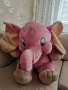 Голям плюшен розов слон, снимка 1