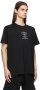 GIVENCHY Black MMW Witness Miracles Logo Print Oversized Мъжка Тениска size L (XL) и XL (XXL), снимка 4
