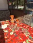 Стъклени малки чинийки и битови ваза и каничка, снимка 2