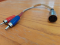 аудио кабел DIN 5 - cinc преходник , снимка 2