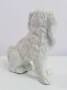 Фигурка на Пудел изработена от не глазиран бисквитен порцелан., снимка 3