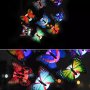 5 броя 3D LED Светещи пеперуди декорация, снимка 4