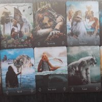 Оракул карти с животни: Divine Animals Oracle & Spirit Animal Wisdom & Whispers of the Ocean, снимка 11 - Карти за игра - 42292933