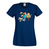 Дамска тениска Minecraft 1 майнкрафт Minecraft,Игра,Забавление,подарък,Изненада,Рожден Ден., снимка 8 - Тениски - 36520755