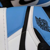 Nike Air Jordan 1 High UNC Toe Blue Нови Оригинални Обувки Маратонки Размер 43 Номер 27.5см Стелка , снимка 5 - Кецове - 40371598