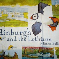 Покривка принт Edinburgh & The Lothians by Emma Ball, снимка 6 - Декорация за дома - 40833039