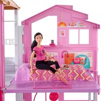 Голямата къща на Барби Mattel Barbie Malibu Къща за кукли, снимка 8 - Кукли - 39325597